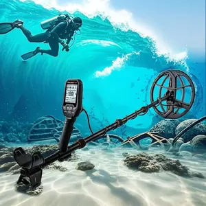 Détecteur de métaux professionnel S63 entièrement étanche IP66 haute précision à point fixe 12kHz multifréquence pour la recherche de trésors - Product Image 1