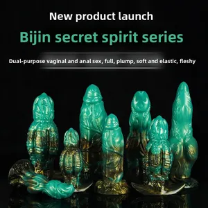 Tapón Anal de Silicona Líquida con Forma de Monstruo Animal Realista, Impermeable, Flexible, Estimulador Anal, Masajeador de Próstata, Juguete Sexual Ecológico B2B - Product Image 5