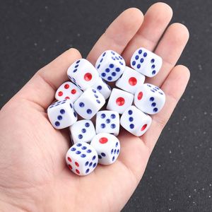 Wholesale Custom 13.5mm Six-sided Black-dot Plastic Casino <b>Dice</b> for Mahjong and Board Games - Product Image 4