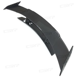 V Style Carbon Fiber Rear <strong>Spoiler</strong> with Polished Finish for Mercedes Benz AMG <strong>GT</strong> GTS Double Deck Tail Wing Roof Body Kit CSYP - Product Image 2