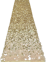NI.AI 2026 Nouvelle dentelle filet de luxe brodée de perles pour robes de mariée nigérianes Asoebi africaines