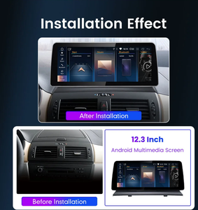 ID6 ID7 ID8 UI 12.3นิ้วระบบแอนดรอยด์ไร้สาย CarPlay ออโต้สำหรับ BMW X3 E83 2005 2007 2008จีพีเอสรถยนต์วิทยุมีเดีย Navi - Product Image 6