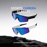 Lunettes intelligentes ergonomiques antidérapantes avec IA, monture ultra-légère, étanches IPX5 pour le marathon, la course en ville, le cyclisme et les sports