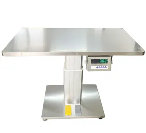 with scale Hot sale stainless steel pet exam treatment table electric lifting animal examing table