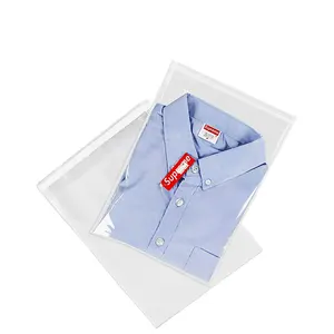 Kundendefinierte durchsichtige selbstklebende Opp-Tasche LDPE-Verpackung Cellophan-Opp-Kunststofftüten für Cabdy und Kleidungsverpackung