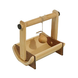 Bamboo Tea <b>Tray</b> With Handle Wooden Pattern Fruit Vegetable <b>Basket</b> For Tea Ceremony Serving Residential Use - Product Image 5