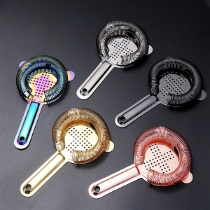 Colador de Barra Clásico de Acero Inoxidable Chapado en Oro Rosa para Vino, Herramienta de Barra Duradera con Diámetro de 5-10 cm y Longitud de 16 cm - Product Image 1