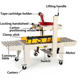 เครื่องปิดกล่องอัตโนมัติสำหรับฤดูกาลยอดนิยม เหมาะสำหรับบรรจุภัณฑ์พัสดุลดราคาแบบแฟลชเซลล์ของอีคอมเมิร์ซ - Product Image 2