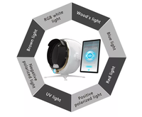 Analyseur de peau numérique intelligent portable à 8 spectres, miroir magique 3D avec