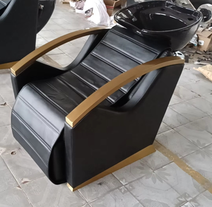 Équipement de Barbier de Luxe, Mobilier de Salon de Coiffure, Bac à Shampooing, Fauteuil de Lavage de Cheveux - Product Image 4