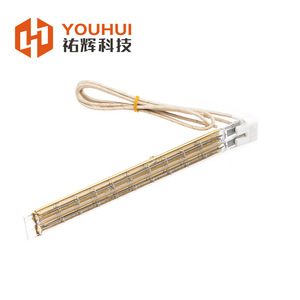 Youhui Infrared Gold Plated <b>Heating</b> <b>Tube</b> 50-1500mm Quartz Electric <b>Heating</b> Element For Industrial Use - Product Image 1