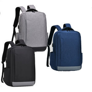 Chinllo Simple Hommes Ordinateur <span class=keywords><strong>Bab</strong></span> avec USB Collège Garçons École Sac À Dos Noir Bleu Gris Bureau D'affaires Ordinateur Portable Sac À Dos GL905 - Product Image 1