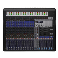Konsol Mixer Audio Profesional JS16 16 Saluran, Pengontrol DJ, MP3 Bluetooth, Prosesor Efek Ganda 99, EQ 4-Band, Metal Stage