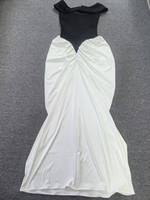 Robe de soirée élégante plissée faite à la main sur mesure pour femme, style nuisette chic, avec bandeau, par l'usine OEM