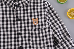 Chemise pour bébé garçon, vêtements pour enfants, chemisier, t-shirt en coton pour bébé garçon - Product Image 3