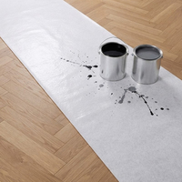 Rouleau de protection robuste pour tapis et surfaces en carrelage blanc, idéal pour les projets de rénovation intérieure