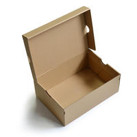OEM Dynamics Emballage avec couvercle à rabat Carton Kraft Papier Flip Boîte à chaussures Baskets Sandales Stockage Boîtes d'emballage