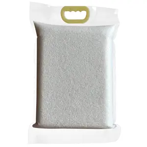 Saco de empacotamento de nylon para alimento, saco de embalagem de alimentos a vácuo de 1kg, 2.5kg, 5kg, embalagem de alimentos secos grandes