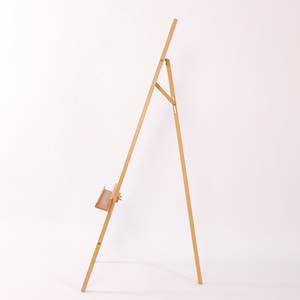 Phổ biến sồi gỗ có thể điều chỉnh sàn nghệ sĩ <span class=keywords><strong>Lyre</strong></span> một khung nghệ thuật giá vẽ với lưu trữ khay - Product Image 5