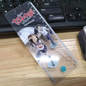 Tùy chỉnh thực hiện nhựa trong suốt Cai Trị in logo màu đen, định hình Cai Trị - Product Image 3