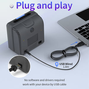 GTCODESTAR gömülü QR kod okuyucu USB barkod okuyucu 2D masaüstü barkod tarayıcı envanter için kablolu QR kod tarama platformu - Product Image 4