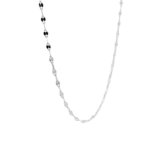 Colliers ajustables en platine fine Pt950 blancs, forme de lèvres, unisexes, fins, minimalistes, bijoux en platine, cadeau - Product Image 6