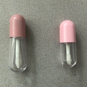 Bouteille transparente pour rouge à lèvres, gloss en forme de capsule, flacon de 3 ou 4ml, rose, rouge, bleu, brillant à lèvres, en forme de flacon - Product Image 2