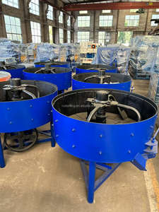 Cakram vertikal tangki atas, Mixer beton untuk situs konstruksi besar, sedang dan kecil, Mixer mulut datar semen batu - Product Image 2