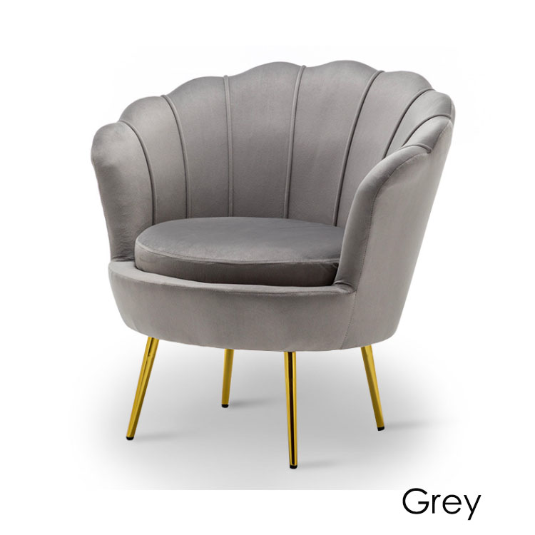 Nordic fabric small apartment single sofa leisure balcony bedroom clothing store dessert shop sofa chair