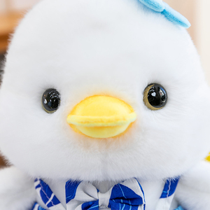 Peluche <span class=keywords><strong>Canard</strong></span> Jaune avec Jupe - Nouvelle Adorable Poupée Confortable, Remplissage en Coton PP, Cadeau Créatif pour Filles et Enfants - Product Image 3