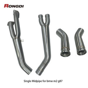 Tubo Intermedio de Acero Inoxidable 304 para Sistema de Escape BMW M2 G87 S58 3.0T 2023 con Soporte, Pieza Automotriz - Product Image 5