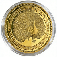 Pièce de monnaie commémorative en argent, pièce de collection ronde en métal, cadeau numismatique, objet de présentation