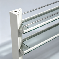 Étagère de laboratoire électrique moderne en acier à pilier diamanté pour réactifs, organisateur de laboratoire scolaire, table îlot centrale, banc mural, bureau