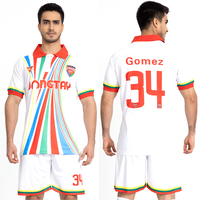 Maillot de football personnalisé par sublimation, ensemble uniforme de football pas cher pour hommes, tenue de sport pour jeunes garçons, kit maillot de football pour hommes WO-X2824