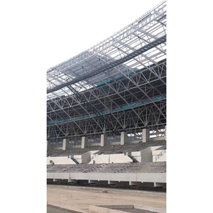 อาคารโครงสร้างเหล็กสไตล์โมเดิร์นโกดังน้ำมันพร้อมโครงหลังคาแก๊ส - Product Image 5