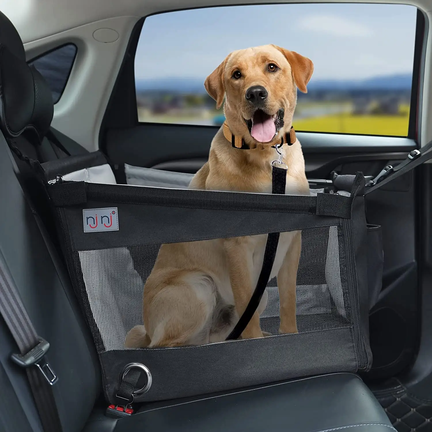 Hot selling Dog Car Front Seat cover for Pet Travel with Waterproof Pad pet dog car seat cover for dogs and cats