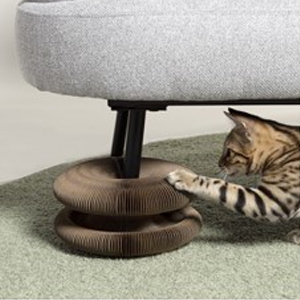 Planche à gratter pour chat en <span class=keywords><strong>papier</strong></span> écologique et durable, pliable, avec balle, pour toutes les occasions - Product Image 6