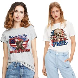 Autocollants de transfert thermocollants personnalisés, durables, lavables, en caoutchouc, à motif de dessin animé, avec logo, en polyester/PET pour T-shirts - Product Image 5