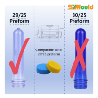 29/25 Couvercles en plastique jetables légers et écologiques de qualité alimentaire, service OEM en gros, bouchons de bouteilles, emballage pour eau/jus, sérigraphie