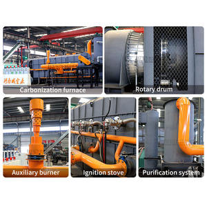 Máquina de Carbonización Continua Práctica para Residuos de Madera de Abedul, Conversión de Biomasa Orgánica, Equipo Profesional para la Producción de Carbón Vegetal - Product Image 3