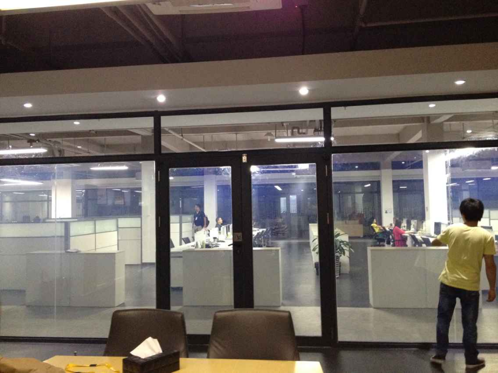 Nouvelle génération commutable verre pour cloison de bureau