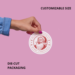 カスタムPPデカールステッカー印刷、ダイカット粘着ラベル、ブランド化と広告用、ベトナム印刷工場 - Product Image 3