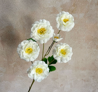 Groothandel handgemaakte zijden pioenrozen kunstbloemen nep pioenrozen voor huisdecoratie & bruidsboeketten