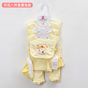 Set all'ingrosso di otto pezzi Casual in cotone per bambini in stile <span class=keywords><strong>vestiti</strong></span> per neonati per l'inverno Set di sei pezzi per <span class=keywords><strong>0</strong></span>-12 <span class=keywords><strong>mesi</strong></span> con bottone - Product Image 4