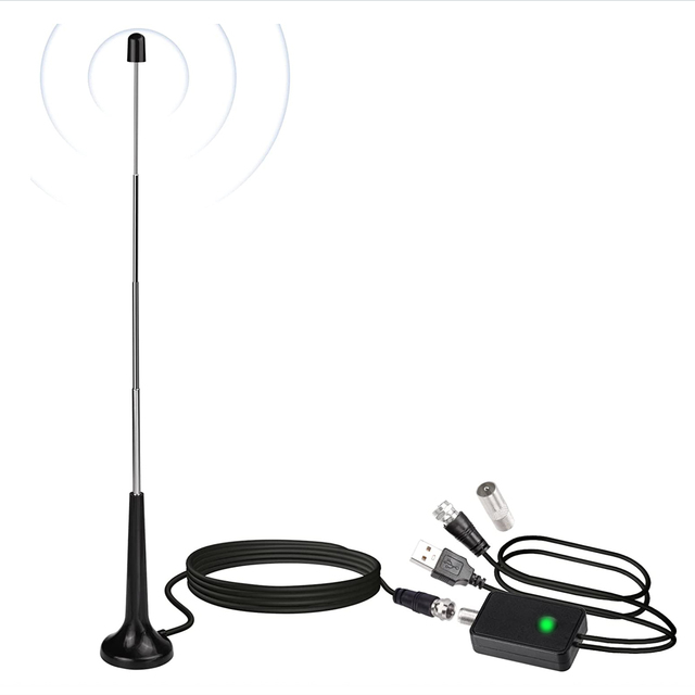 Factory Price High Quality Indoor UHF/VHF TV Antenna with Magnetic Base