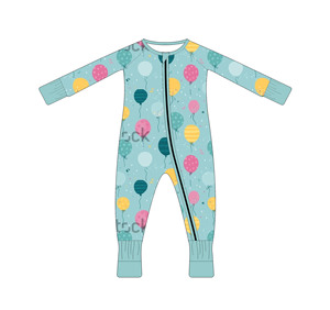 <span class=keywords><strong>Pijama</strong></span> de Bambú de Manga Larga para Recién Nacido, Disponible para Compra, con Estampado de Pingüino y Estrella de Nieve, Cierre YKK, Suave, para Invierno - Product Image 3