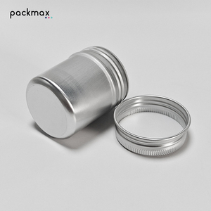 Bouteille ronde en aluminium de 50 ml (40*50 mm) en stock pour pilules et capsules - Contenant vide pour médicaments, pilulier, boîte de conserve pour soins de santé, vente en gros - Product Image 4