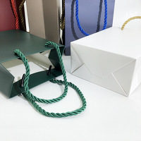 Sac cadeau personnalisé pour bijoux, imprimé or, avec cordon de serrage, prix d'usine