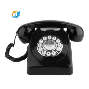 Téléphones fixes filaires rétro classiques, téléphone fixe vintage pour bureau, chambre d'hôtel, ligne fixe Europe États-Unis - Product Image 4