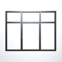 Ventanas de Aluminio y Vidrio con Protección UV y Reducción de Ruido, Ecológicas, con Doble Acristalamiento Low-E para Apartamentos